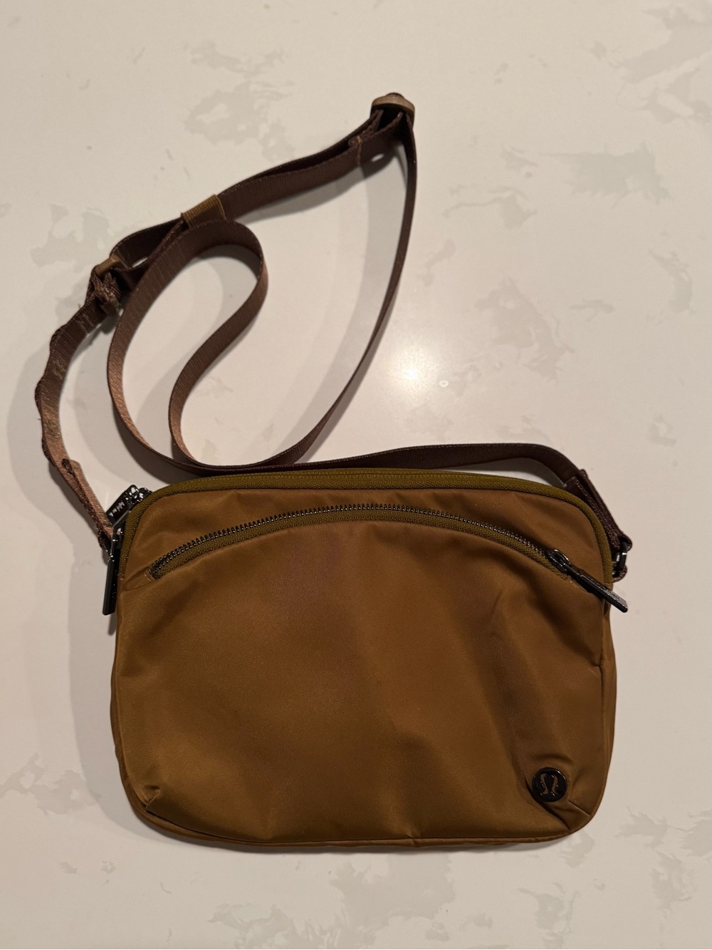 lululemon athletica Crossbody Bag in Brown and Olive